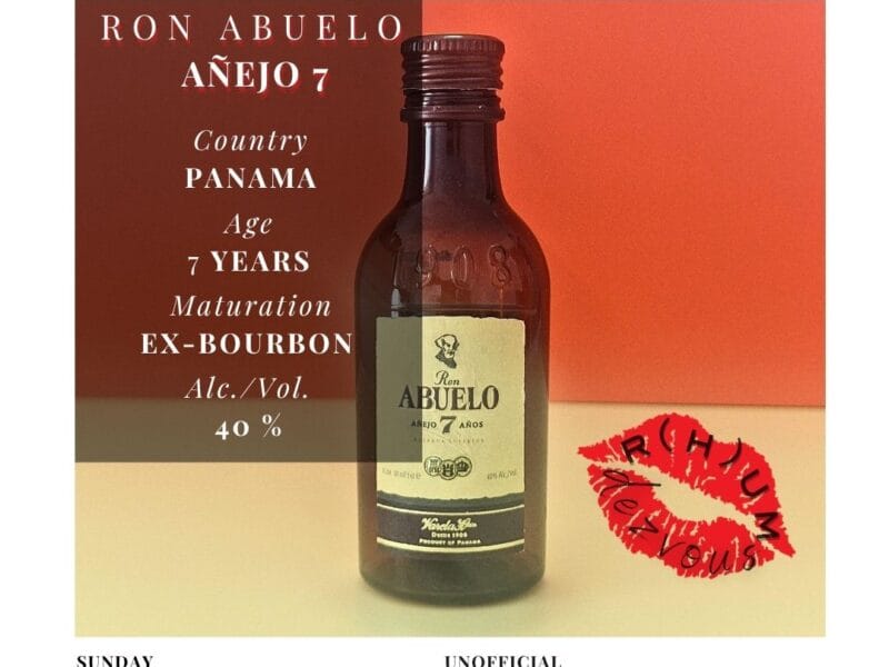 AN UNEXPECTED HARMONY RON ABUELO AÑEJO 7 rum review